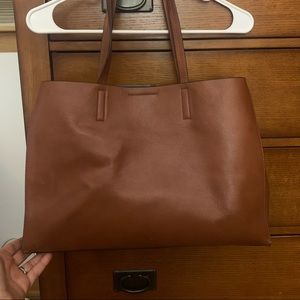 Banana Republic leather tote